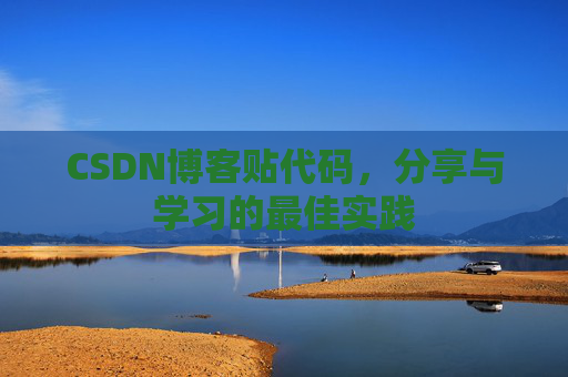 CSDN博客贴代码，分享与学习的最佳实践