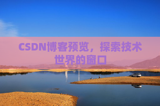 CSDN博客预览，探索技术世界的窗口